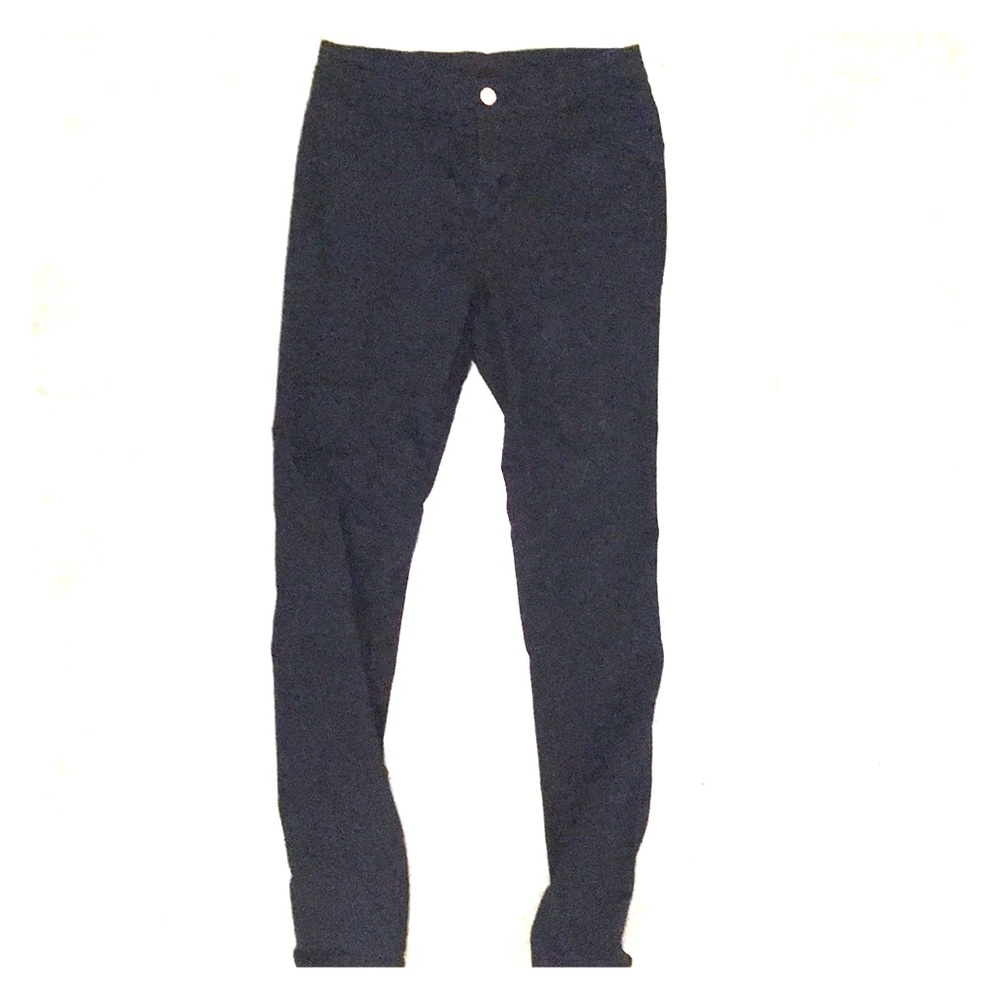 Black stretch skinny jeggings